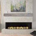Pearl Mantels Pearl Mantels 492-48-WEATHER 48 in. Acacia Shelf or Mantel Shelf with Weathered Gray & Natural Distressing 492-48-WEATHER